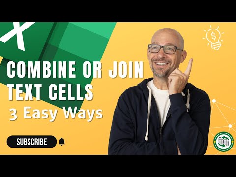 Excel How To Combine or Join Text (3 Easy Ways)