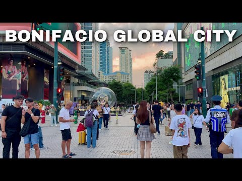 BGC Taguig Walking Tour - Philippines’ Trendiest Modern District at Christmas 2024, Metro Manila