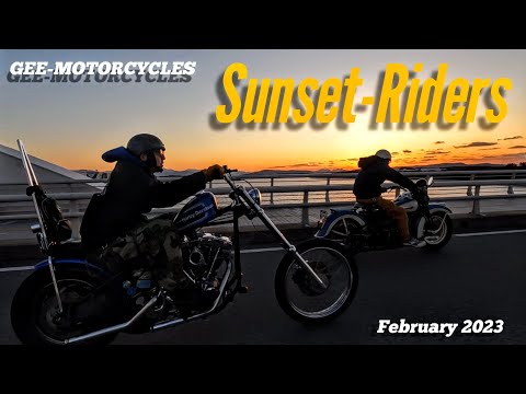 【With English subs】Sunset-Riders February 2023【Harley-Davidson】【ハーレー】サンセット【ツーリング】【ショベルヘッド】【旧車ハーレー】