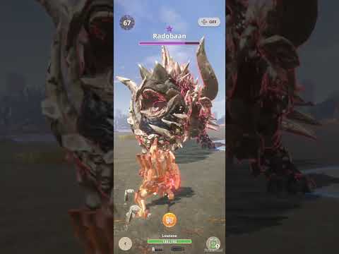 Radobaan #gameandroid #monsterhuntermobile #mhnow #shortvideo #monsterhunternowjapan #gaming