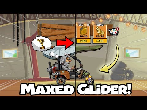 I MAXED GLIDER!😍 - #05 - Hill Climb Racing 2