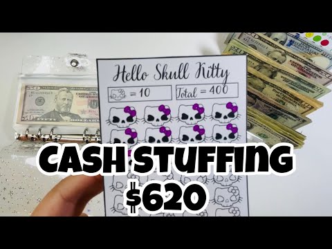 Cash Stuffing $620 #cashstuffing #cashenvelopes