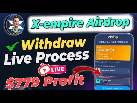 X empire withdrawal full process | x empire airdrop claim | x empire token withdraw #xempire