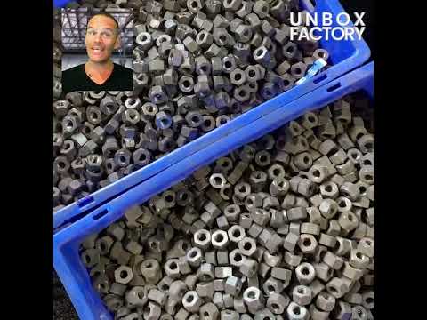 The Amazing Nut & Bolt Manufacturing Process | Nut & Bolt Production in The Factory