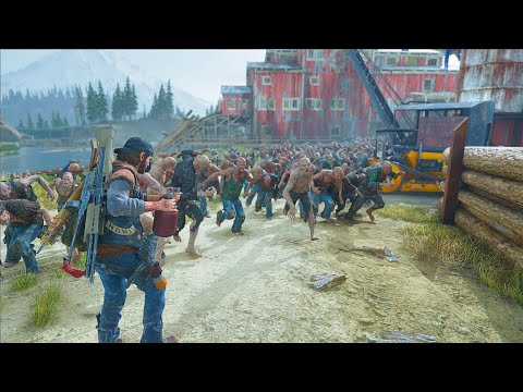 DAYS GONE PC - How To Defeat OLD SAWMILL HORDE Fast ?? NG+