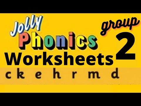 JOLLY PHONICS PHASE 2 |worksheets | c, k, e, h, d, r, m | UKG, LKG, TODDLER, PLAYGROUP, kindergarten