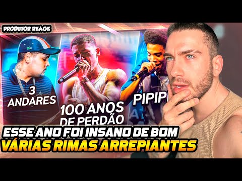 (ARREPIANTE!!) PRODUTOR REAGE AS 50 MELHORES RIMAS DE 2024 🔥 (parte 2)) (REACT)