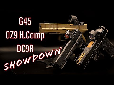 Glock 45 vs Zev OZ9 Hypercomp vs DC Precision DC9R - Does spending more mean more?