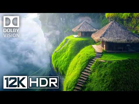 Dolby Vision 12K HDR 240fps - Mind-Blowing World Beautiful Places #BGM #HDR