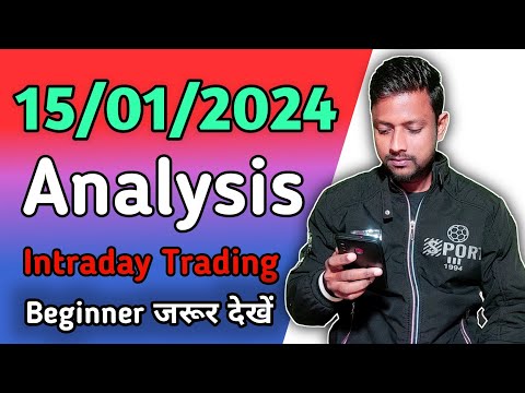 15-01-2024 Live Intraday Trading Analysis | Option Trading | Option Trading for beginners