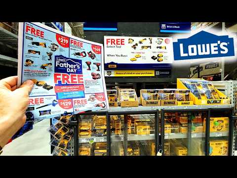 LOWES HUGE Fathers WEEK Buy One Get One Tool Deals, Gift Ideas