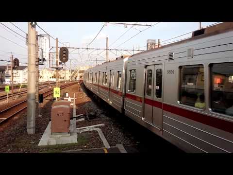 東武東上線9151F坂戸駅到着