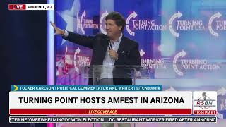 FULL SPEECH: Tucker Carlson Speaks at TPUSA's America Fest Conference: Day One - 12/19/24