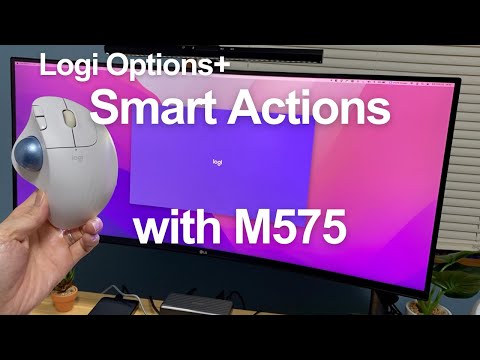 Logi Options+【Smart Actions】の使い方をトラックボールマウスM575を例にサクッと解説