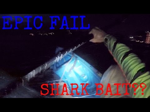 EPIC FAIL | Flipping Kayak While Shark Fishing