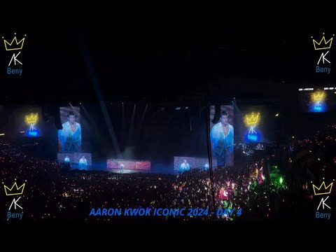 【郭富城】燈牌｜Aaron Kwok ICONIC World Tour 2024 Live in Hong Kong-Day 4, 16 Aug 2024