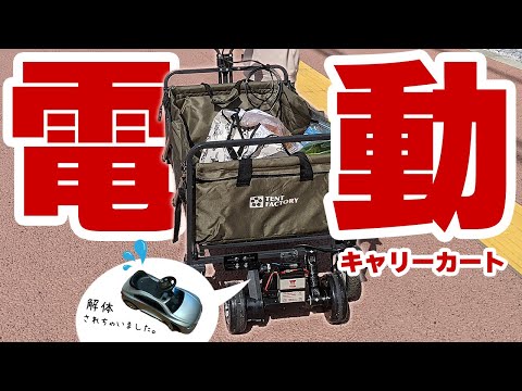 電動キャリーカートを自作してみた