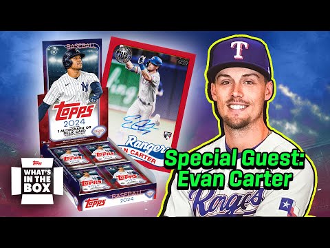 World Series Champion Evan Carter Breaks 2024 Topps Series 2