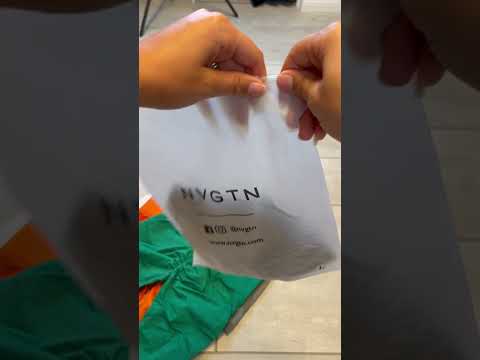 Asmr opening New NVGTN haul #gym #haul #fitness #leggings #asmr #nvgtn