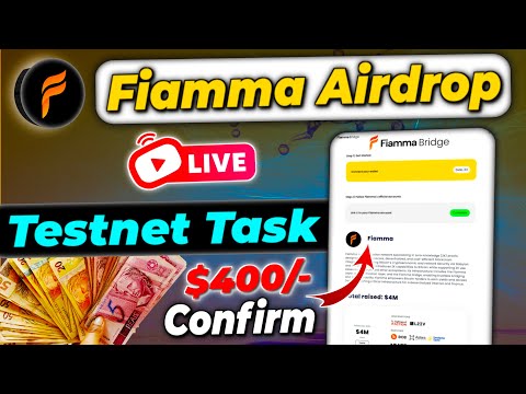 Fiamma testnet airdrop | How to complete Fiamma testnet task | Fiamma airdrop task guide