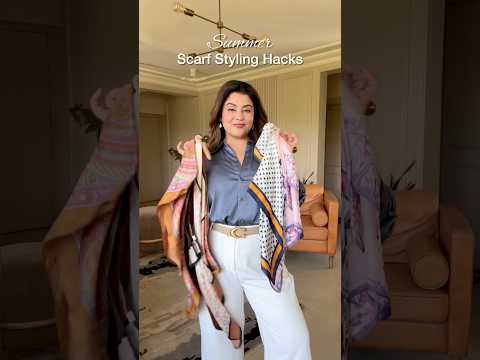 Summer Scarf Styling Hack ✨🌸