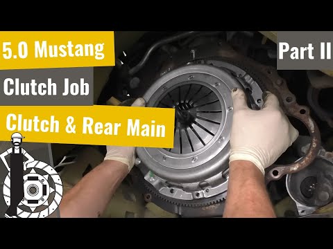 Mustang 5.0 Clutch Job - Part Two - Rear Main Seal & Clutch Install