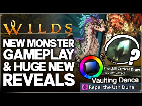 Monster Hunter Wilds - New Monster Gameplay, BIG Weapon Changes, Hitstop Back, Armor Skills & More!