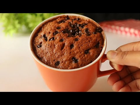 3 Minute Mug Cake Recipe in Microwave | Nutella Mug Cake Recipe | Instant Chocolate Cake in Mug