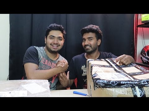 FUNNY UTTARA KARNATAKA🔥UNBOXING WITH GEEKY RANDITH💙 | RYNOX BIKE TOURING ACCESSORIES