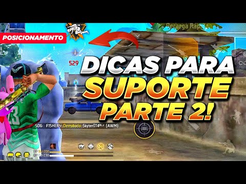 DICAS AVANÇADAS PARA SUPORTE - PARTE 2😤IPhone XR FREE FIRE DICAS