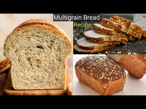 बिना ओवन मल्टीग्रेन ब्रेड | Multigrain Bread Recipe without Oven | Wheat Bread Recipe  | Atta Bread