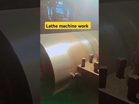 LATH MACHINE MAGIC! Cutting a Roller to Perfection #lathemachine #RollerCutting #machiningprocess