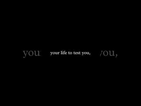 there is a purpose for everyone you meet ,some people come into your life to test you,use you.......