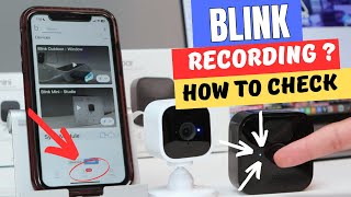 How to know if the Blink camera is recording [2024] - New App Interface. Fast Check.