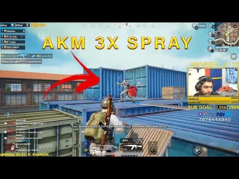 AKM 3X SPRAY IN PUBG | LOVE FOR PUBG | PUBG KANNADA HIGHLIGHTS | THE GEEK INDIA