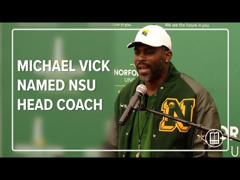 Norfolk State University introduces Michael Vick as new football head coach | Full press conference