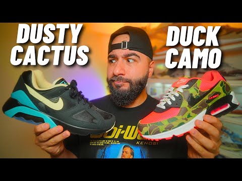 Air Max 90 Reverse Duck Camo 2024 & Air 180 Dusty Cactus Unboxing