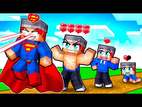 Gara’s BIRTH to SUPERHERO in Minecraft!