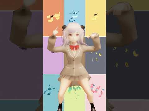 【Vtuber MMD】“POKÉDANCE” ポケダンス 踊ってみた by Yui Asahi #shorts  #mmd #vtuber  #ポケダンス