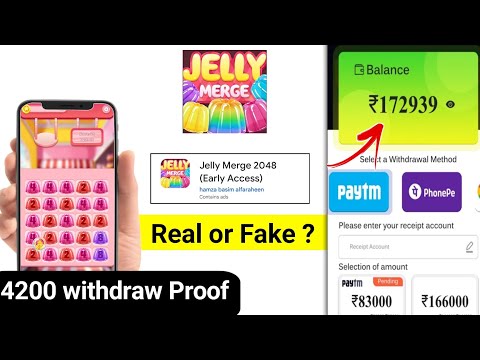 Jelly Merge 2048 App Use kaise karen | Jelly Merge 2048 App withdrawal | Jelly Merge 2048 App