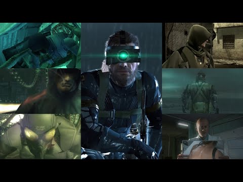 「METAL GEAR SOLID」シリーズのスネーク顔見せシーン集