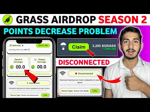 Grass Airdrop season 2 | Grass Airdrop wallet connect problem | Grass airdrop connecting problem