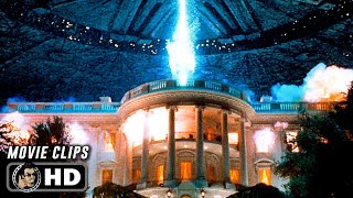 INDEPENDENCE DAY Clips "City Attacks & Dog Fight" (1996)