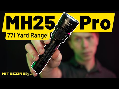 The newest upgrade in long throw flashlights! | The Nitecore MH25 Pro