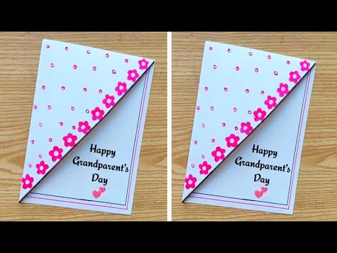 Grandparents day card making handmade/ Easy and beautiful card for grandparents day / Handmade Cards