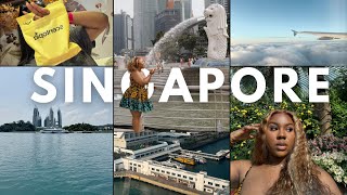 SINGAPORE TRAVEL VLOG| delayed luggage, SENTOSA island, boat ride, GARDENS BY THE BAY & more