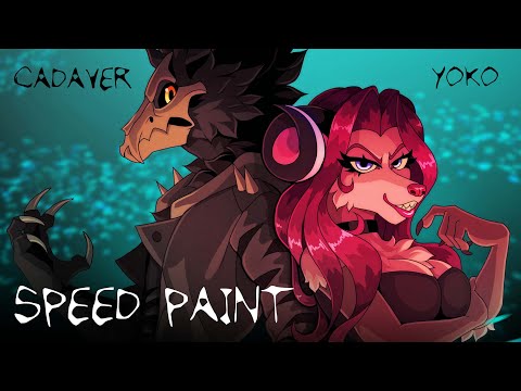 Cadaver X Yoko // Speed Paint (+ New Merch!👀)