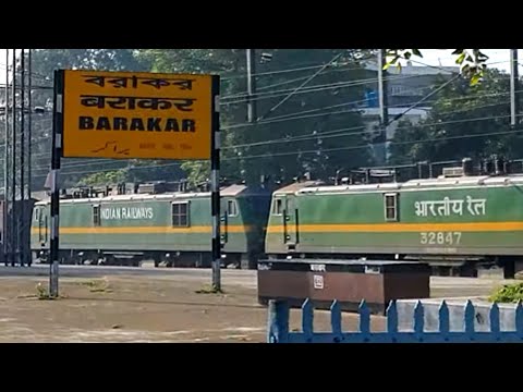 Barakar railway station West Bengal, Indian Railways Video in 4k ultra HD