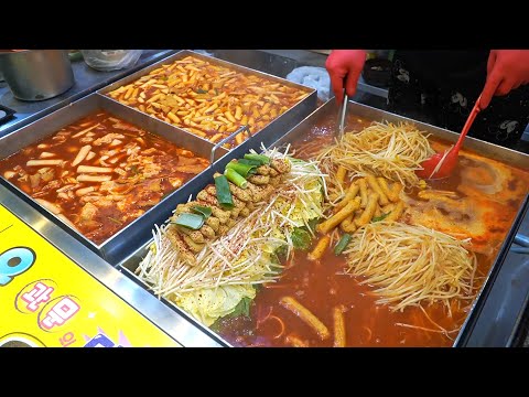 오픈 8개월 관문시장 대박 맛집!! 조가네 오뎅떡볶이 :: Korean tteokbokki, sundae, various tempura