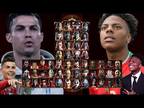 Mortal Kombat 9 - RONALDO & ISHOWSPEED - Expert Tag Ladder - Gameplay @(1080p) - 60ᶠᵖˢ ✔